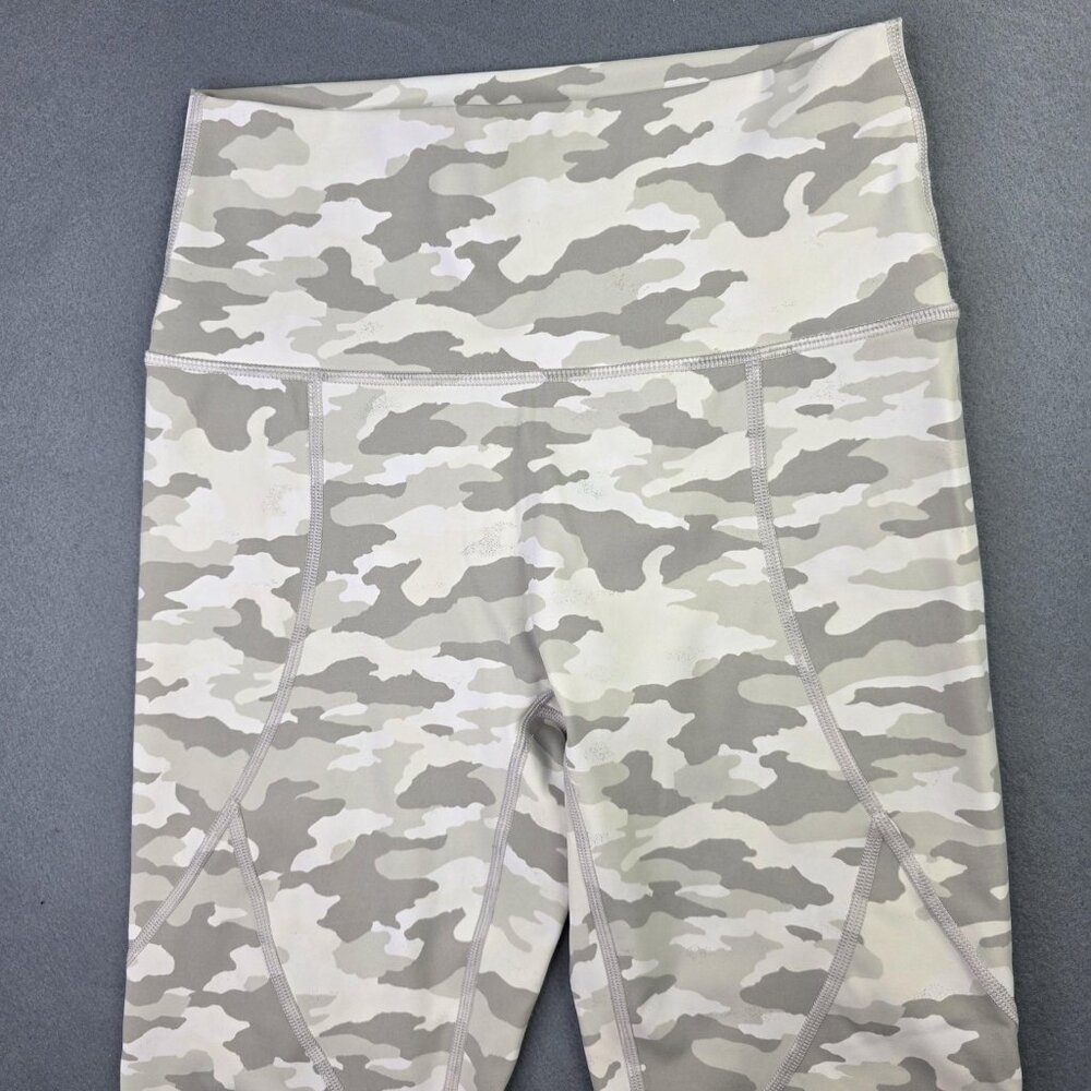 Aerie Leggings Womens S M Gray Camo High Rise Stretch Athleisure Yoga Pants - Picture 2 of 12